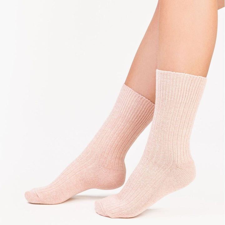 Knitted Design Ladies Wool Dress Socks for Winter