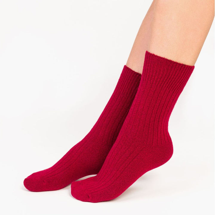 Knitted Design Ladies Wool Dress Socks for Winter