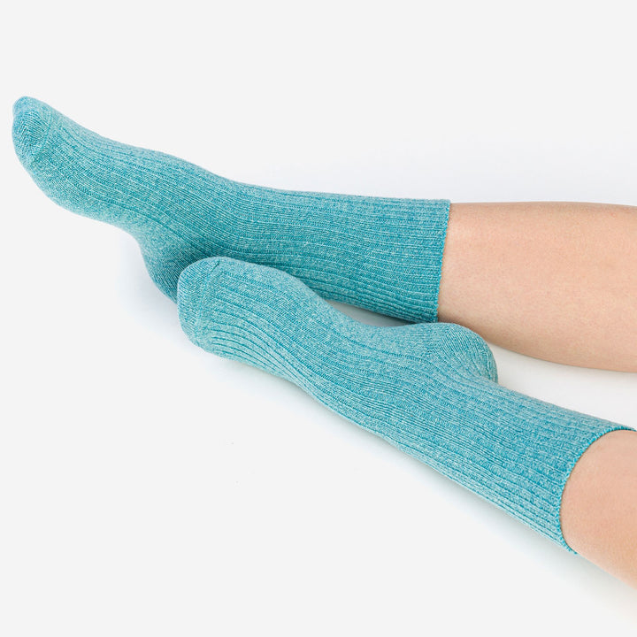 Knitted Design Ladies Wool Dress Socks for Winter