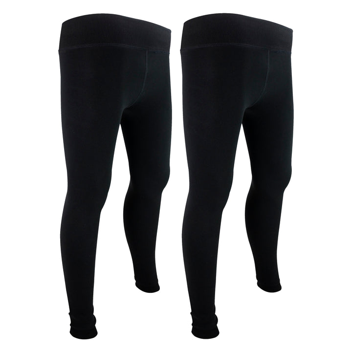 2 Pack Ladies Thermal Bottoms Leggings for Winter