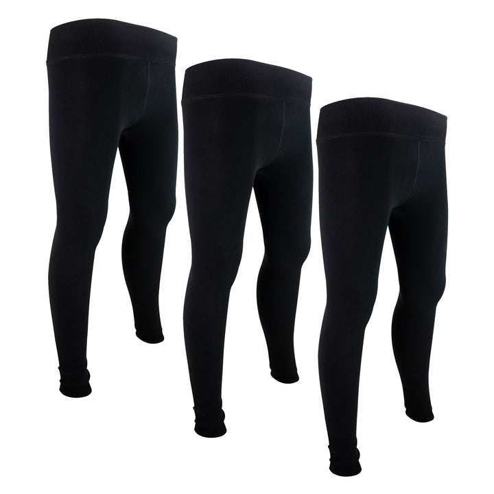 3 Pack Ladies Thermal Bottoms Leggings for Winter