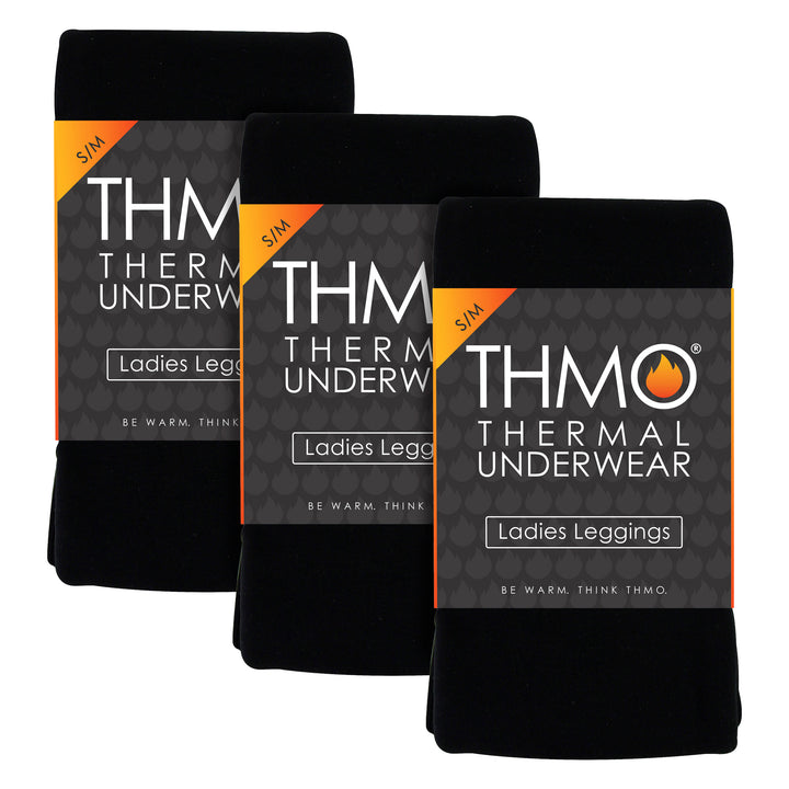 3 Pack Ladies Thermal Bottoms Leggings for Winter
