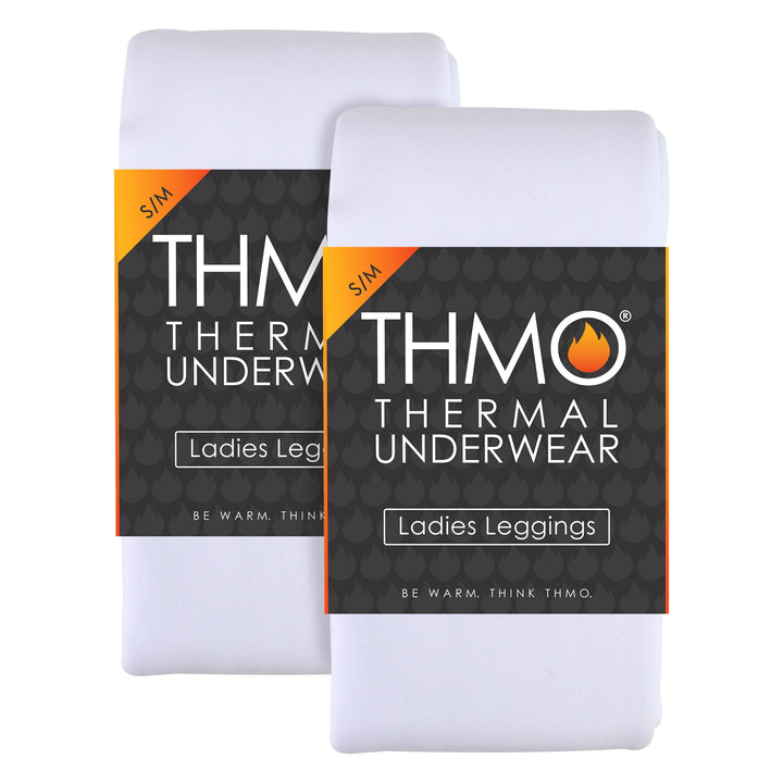 2 Pack Ladies Thermal Bottoms Leggings for Winter