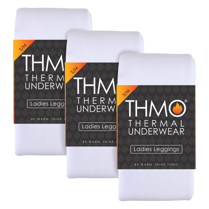 3 Pack Ladies Thermal Bottoms Leggings for Winter