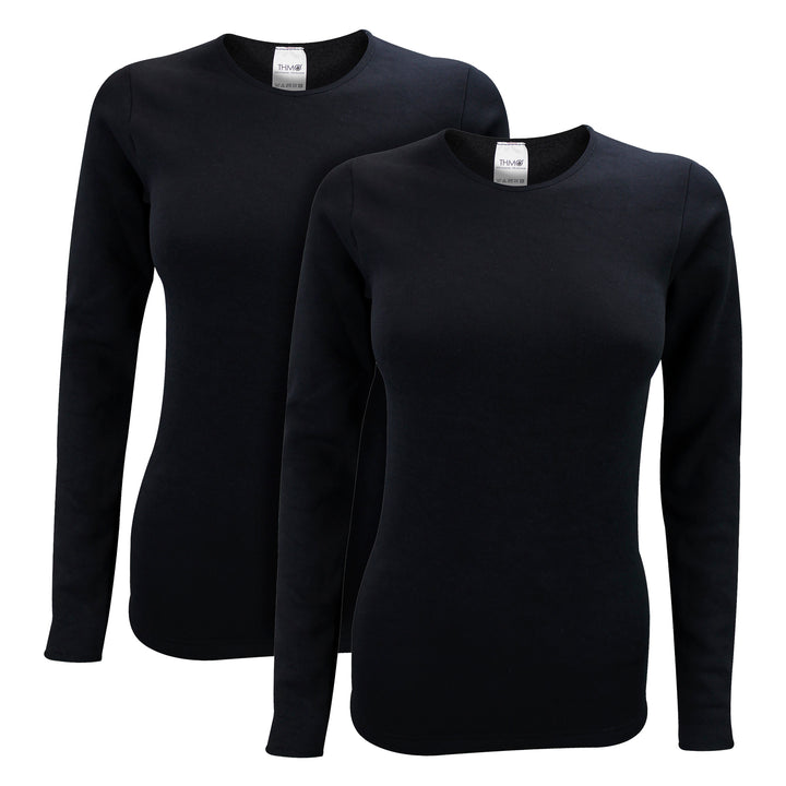 2 Pack Ladies Long Sleeved Thermal Top for Winter