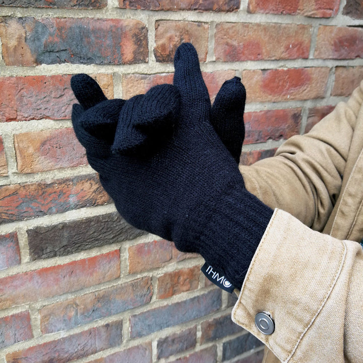 3m thinsulate handschuhe herren Herren Thinsulate-Handschuhe gestrickt mit 3M 40 Gramm Thinsulate