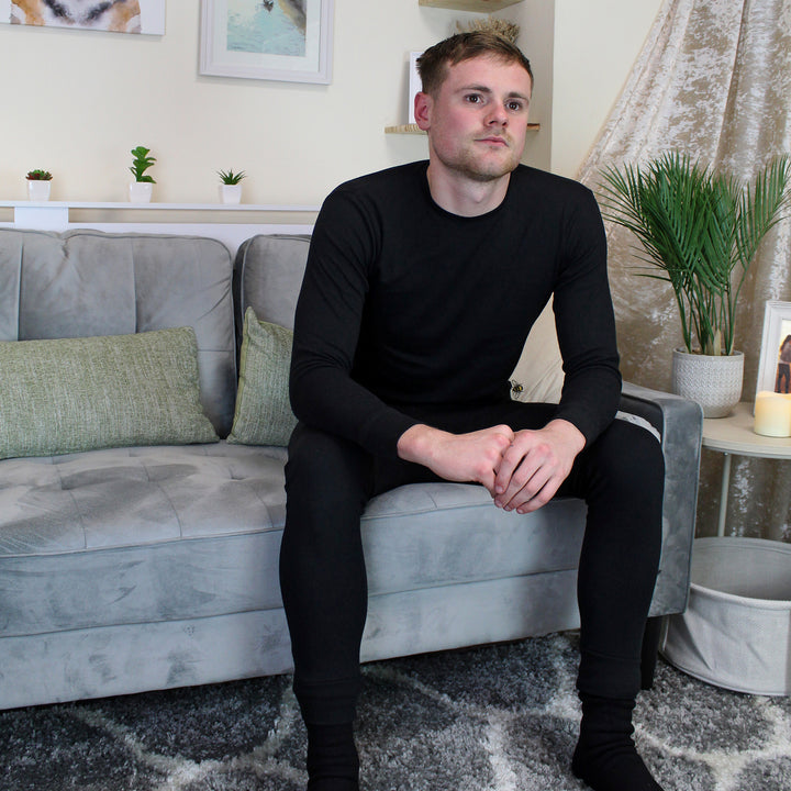 Mens Long Sleeve Super Soft & Warm Thermal Top