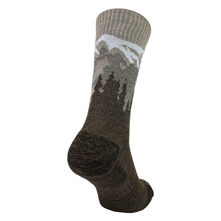Mens Ladies Light Performance Crew Merino Wool Socks | Trekking Socks