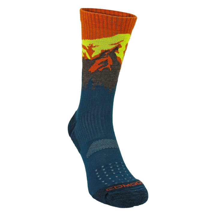 Mens Ladies Light Performance Crew Merino Wool Socks | Trekking Socks