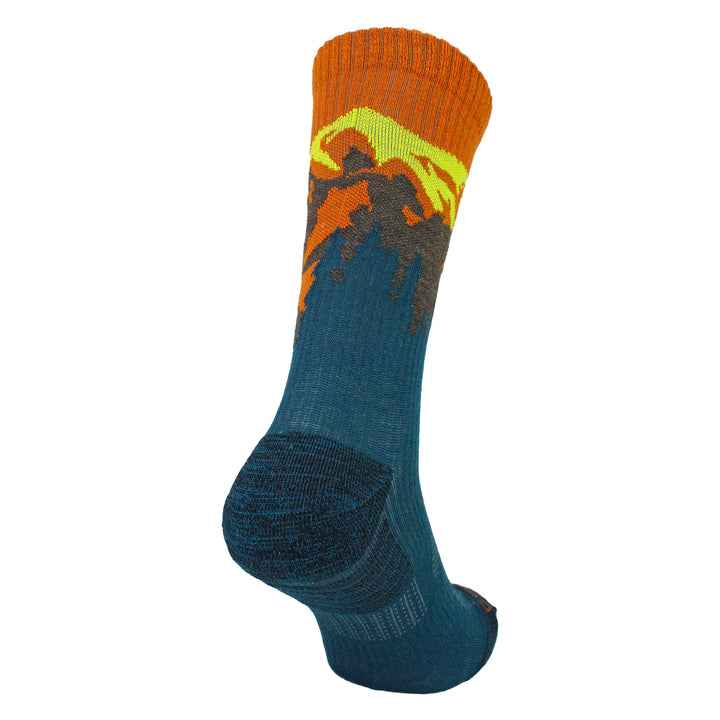Mens Ladies Light Performance Crew Merino Wool Socks | Trekking Socks