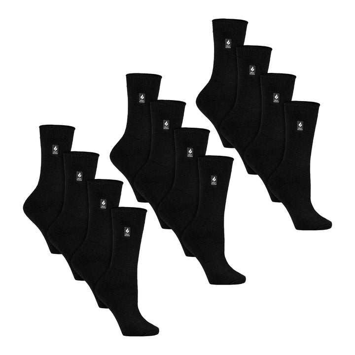 Damen Ultraleichte, extradünne 1,0 TOG-Thermosocken für den Freizeitgebrauch (Multipack-Optionen)