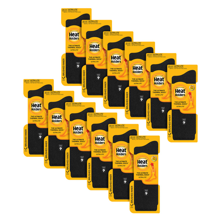Damen Ultraleichte, extradünne 1,0 TOG-Thermosocken für den Freizeitgebrauch (Multipack-Optionen)