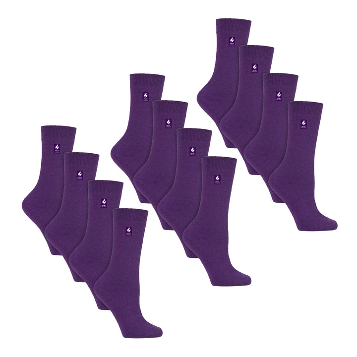 Damen Ultraleichte, extradünne 1,0 TOG-Thermosocken für den Freizeitgebrauch (Multipack-Optionen)