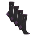 4-8 Royaume-Uni / Noir/Violet (Oia) / Paquet de 4