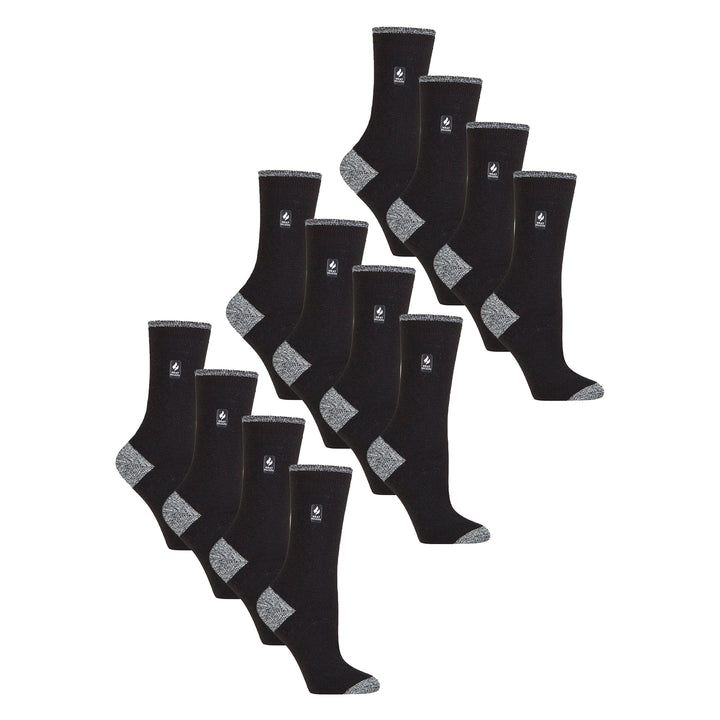 Damen Ultraleichte, extradünne 1,0 TOG-Thermosocken für den Freizeitgebrauch (Multipack-Optionen)