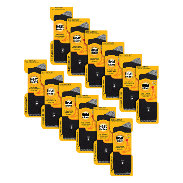 Damen Ultraleichte, extradünne 1,0 TOG-Thermosocken für den Freizeitgebrauch (Multipack-Optionen)