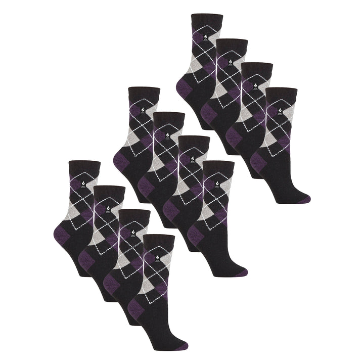 Damen Ultraleichte, extradünne 1,0 TOG-Thermosocken für den Freizeitgebrauch (Multipack-Optionen)