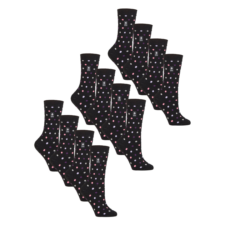 Damen Ultraleichte, extradünne 1,0 TOG-Thermosocken für den Freizeitgebrauch (Multipack-Optionen)