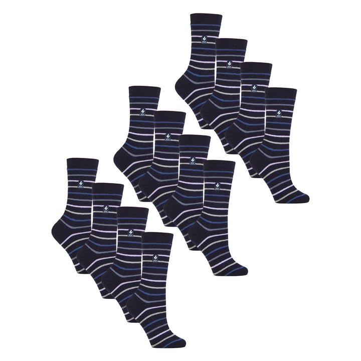 Damen Ultraleichte, extradünne 1,0 TOG-Thermosocken für den Freizeitgebrauch (Multipack-Optionen)