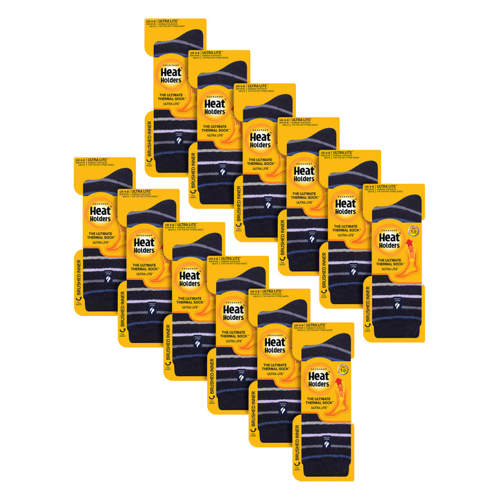 Damen Ultraleichte, extradünne 1,0 TOG-Thermosocken für den Freizeitgebrauch (Multipack-Optionen)