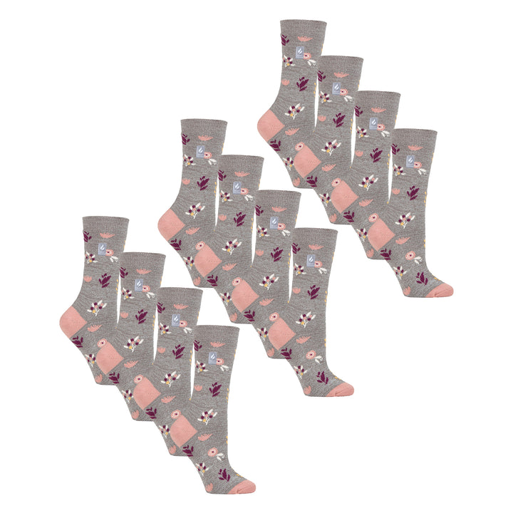 Damen Ultraleichte, extradünne 1,0 TOG-Thermosocken für den Freizeitgebrauch (Multipack-Optionen)