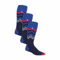 6-11 Royaume-Uni / Zig Zag bleu foncé