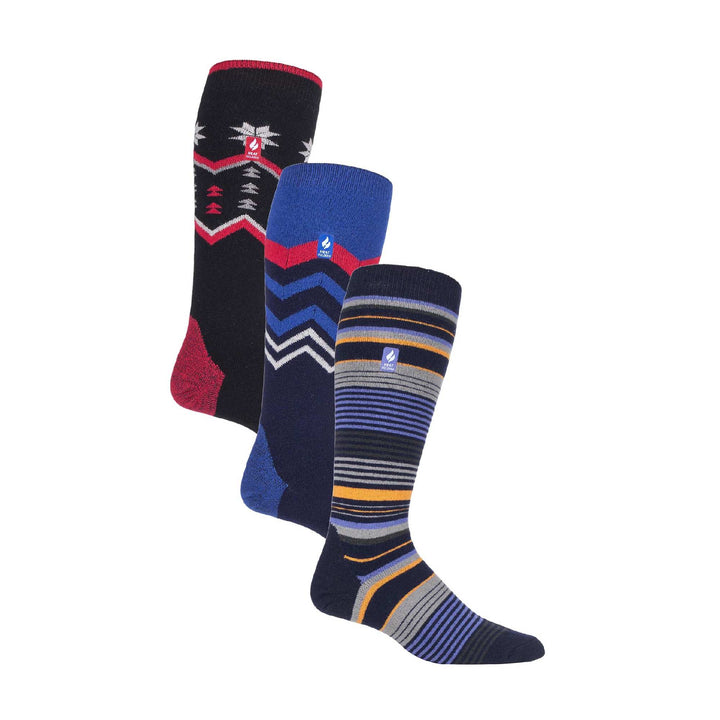 3 Pair Multipack Ultra Lightweight Mens Thermal Ski Socks