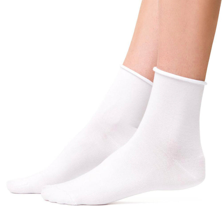 4 Pairs Ladies Bamboo Sensory Socks - Soft Seamless All Day Comfort Socks