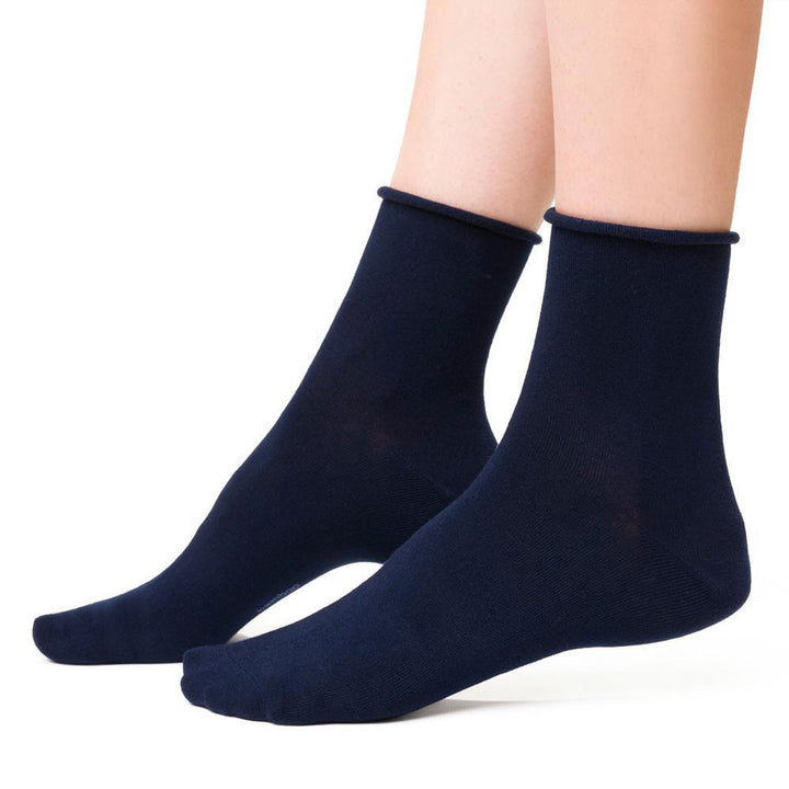 4 Pairs Ladies Bamboo Sensory Socks - Soft Seamless All Day Comfort Socks