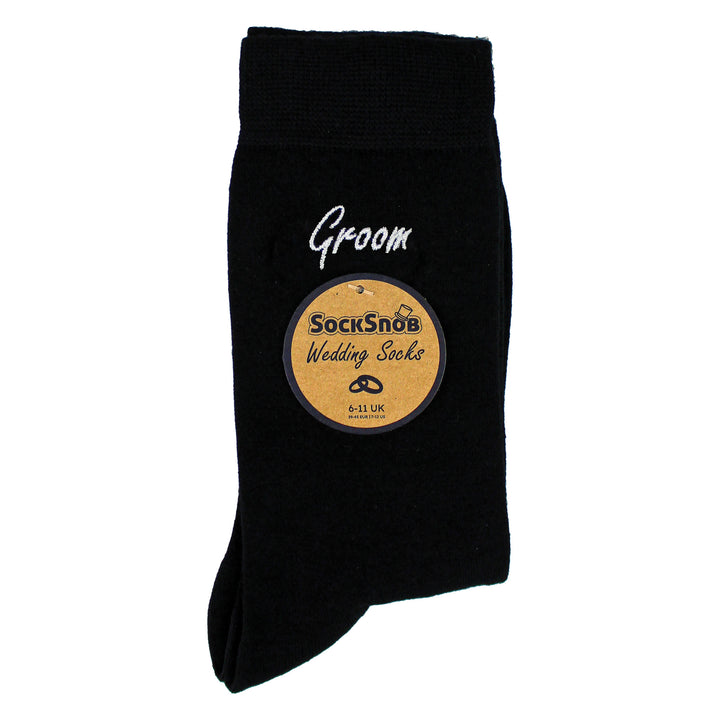 Mens Wedding Socks for Groom Groomsman Best Man Father of the Groom and Bride