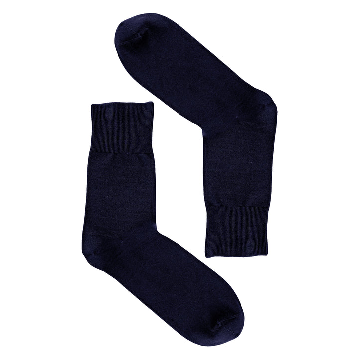 4 Pairs Mens Bamboo Sensory Socks - Soft Seamless All Day Comfort Socks