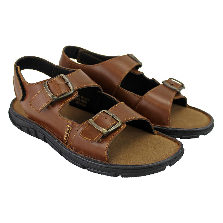 Mens Summer Beach Leather Sandals