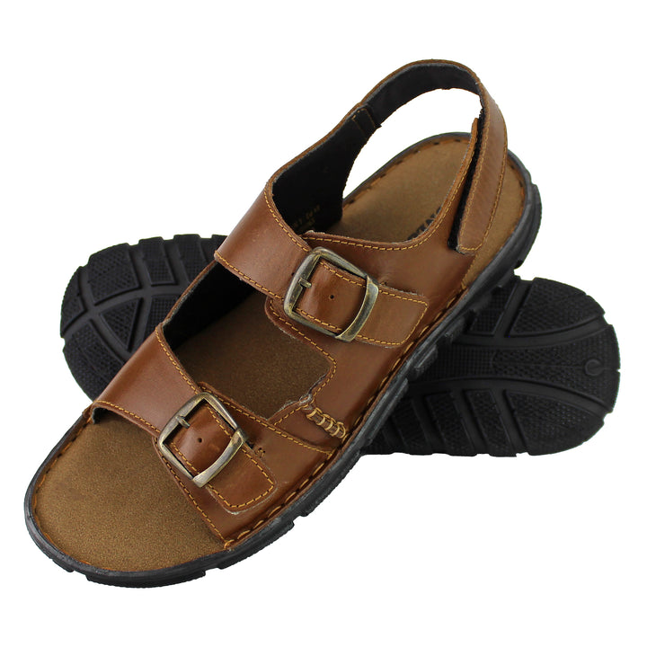 Mens Summer Beach Leather Sandals