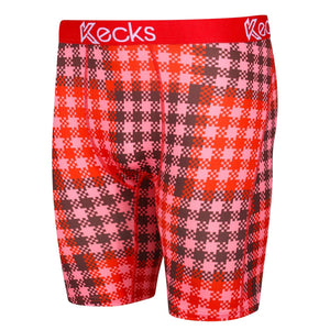 Herren-Boxershorts mit Kirschkaromuster