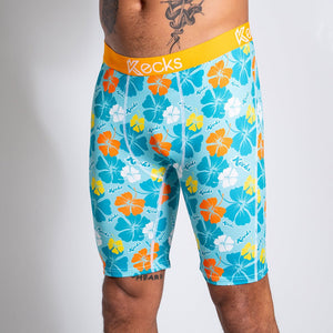 Herren-Boxershorts mit Blumenmuster