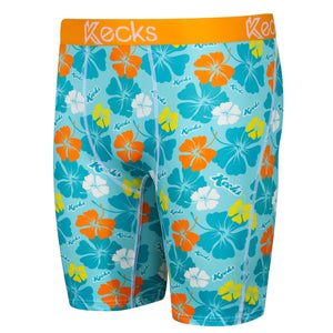 Herren-Boxershorts mit Blumenmuster