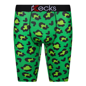 Grüne Bobtail Herren-Boxershorts 