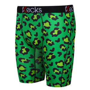Grüne Bobtail Herren-Boxershorts 