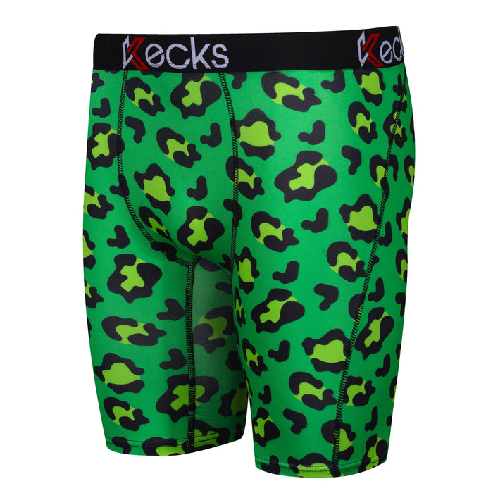 Grüne Bobtail Herren-Boxershorts 