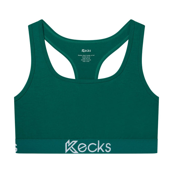 Grünes Modal-Sport-Bralette
