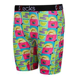 Herren-Boxershorts in Zitronen- oder Limettenfarben 