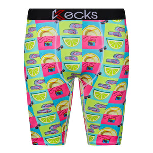 Herren-Boxershorts in Zitronen- oder Limettenfarben 