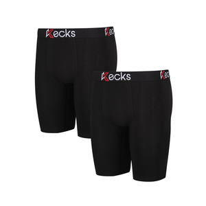 Schwarze Herren-Boxershorts im 2er-Pack