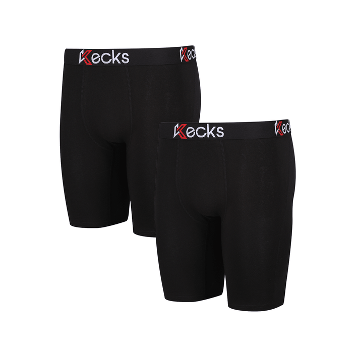 Schwarze Herren-Boxershorts im 2er-Pack