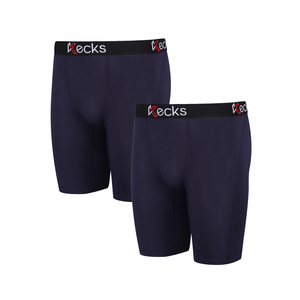 Herren Boxershorts, marineblau, 2er-Pack