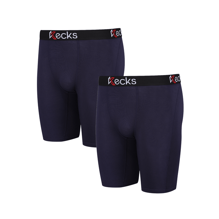 Herren Boxershorts, marineblau, 2er-Pack