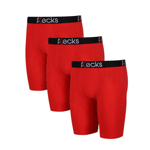 Rote Boxershorts für Herren im Multipack