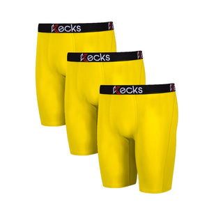 Gelbe Boxershorts für Herren im Multipack
