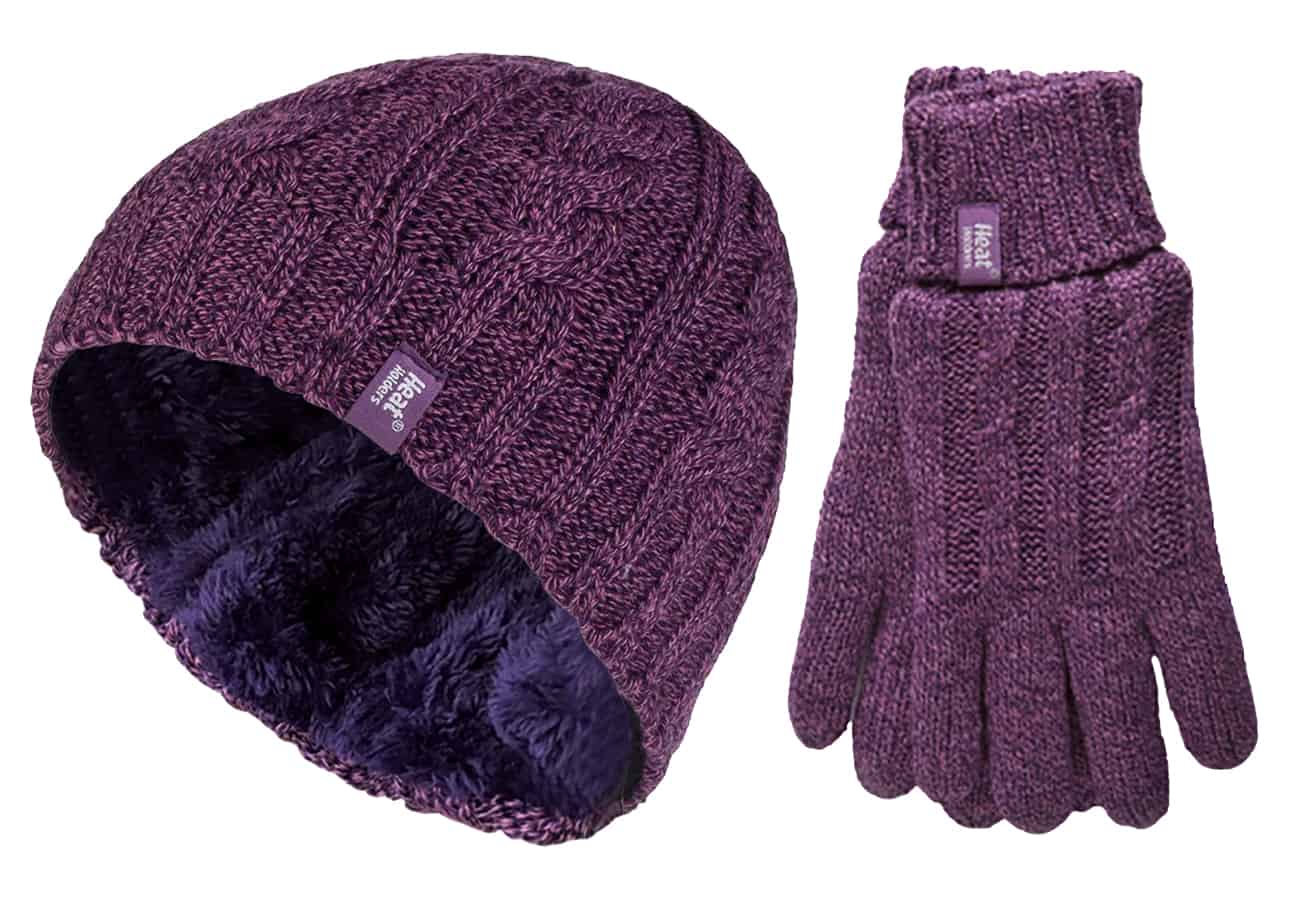 Heat Holders - Ladies Warm Thermal Fleece Insulated Winter Hat And ...