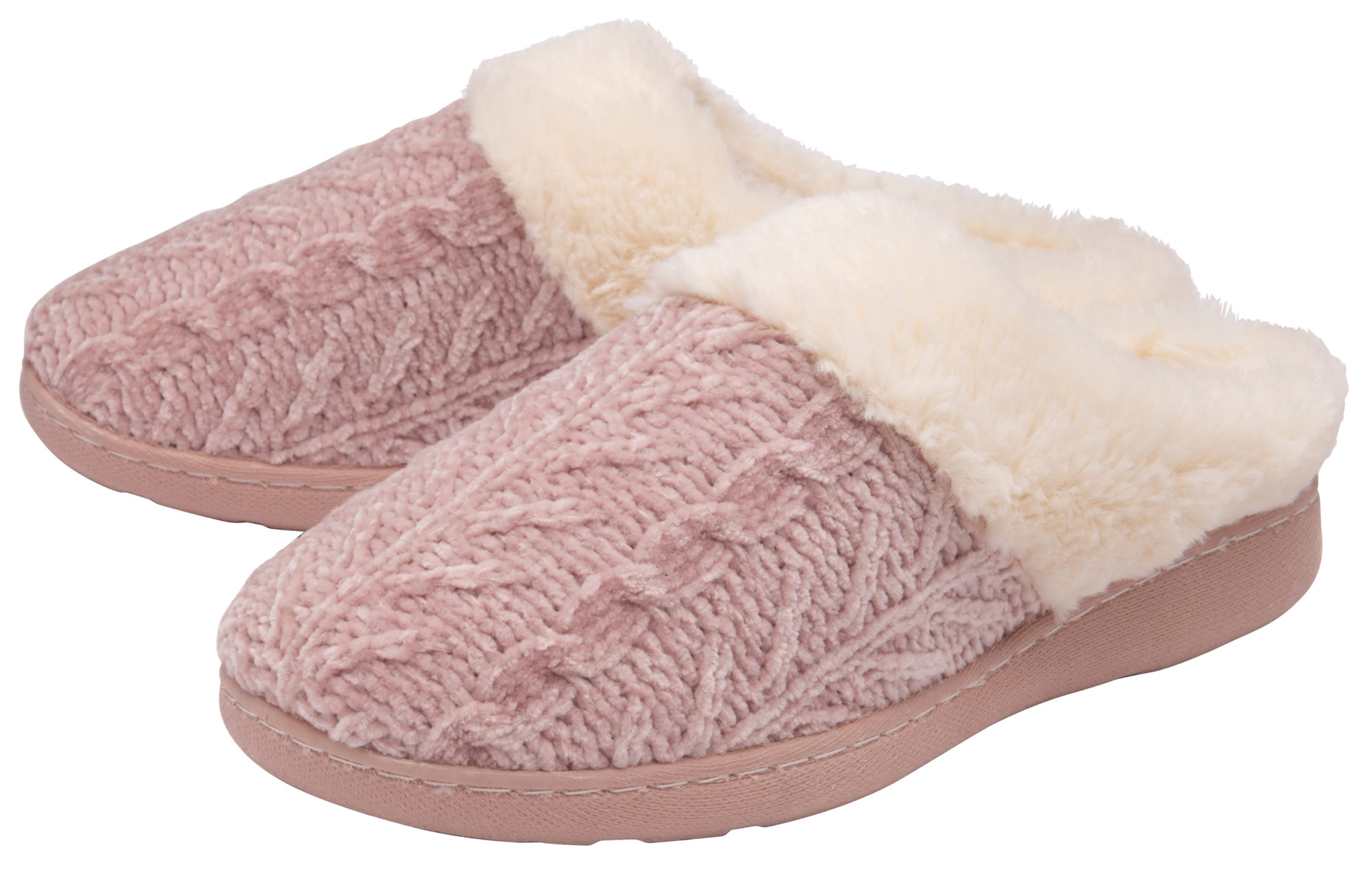 Knitted Mule Slippers for Ladies 